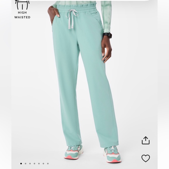 Figs Seafoam Women's Pants - Picture 2 of 8